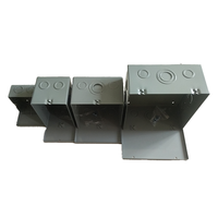 Boîtier pour instrument électronique Couvercle à vis en acier doux Boîte de jonction Tailles 6x6x4 6x4 6x4 9x6x4 9x9x6 12x6 Pouces