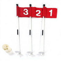 Drapeaux personnalisés pour chariots de golf, accessoires de golf, ensemble cadeau, coupes de putting pour intérieur et extérieur