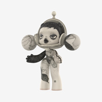 Коллекционные фигурки POPMART MEGA SKULLPANDA 400% Egon Schiele из ПВХ, масштаб 1/12, 26 см, для дома, в закрытых коробках-сюрпризах