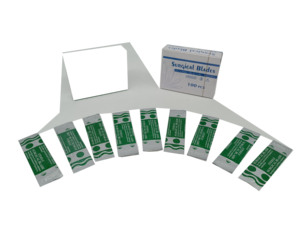 Venta caliente Acero al carbono Acero inoxidable Bisturí estéril Dental Hoja quirúrgica estéril - Product Image 2