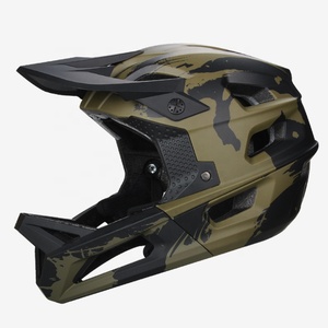 Venta al por mayor adulto <span class=keywords><strong>bicicleta</strong></span> cubierta completa <span class=keywords><strong>casco</strong></span> de montar XC <span class=keywords><strong>DH</strong></span> Downhill todoterreno integrado protección contra caídas cabeza <span class=keywords><strong>casco</strong></span> de <span class=keywords><strong>bicicleta</strong></span> de montaña - Product Image 4