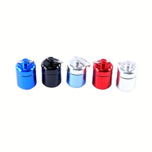 促销礼品 印有徽标 防水铝制迷你药盒 药盒容器 药胶囊瓶 - Product Image 1