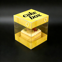 Boîtes cadeaux en plastique PET de qualité supérieure, emballage rectangulaire idéal pour les gâteaux, les pâtisseries et les friandises
