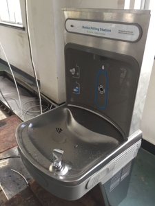 Bebedero de <span class=keywords><strong>Agua</strong></span> Montado en la Pared para Exteriores, <span class=keywords><strong>Dispensador</strong></span> de <span class=keywords><strong>Agua</strong></span> de Acero Inoxidable - Product Image 3