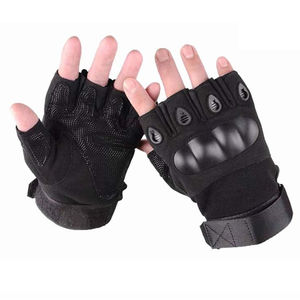 Moda yarım parmak kaymaz taktik eldiven koruyucu donanım açık spor Fitness motosiklet egzersiz - Product Image 2