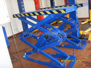 Shanghai Fanyi gunting Inground Mini hidrolik mobil, peralatan otomotif Hoist Veicle Lift dengan <span class=keywords><strong>CE</strong></span> - Product Image 3
