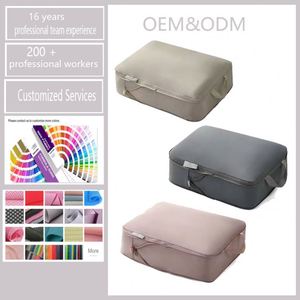 Large Capacity 6-Piece Expandable Travel Packing Cubes With Memory Cloth-Portable <b>Wardrobe</b> Organizer Set - Product Image 2