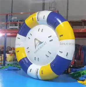 Most durable Inflatable Rotating Toy,Flying UFO Towable Water Inflatable Rotate Disco Boat Tube With Custom design