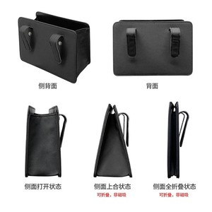 Car <b>Seat</b> Back <b>Storage</b> Bag Foldable Interior Organizer For Car Door Compartment 1-3 Compartments Modern Design - Product Image 3