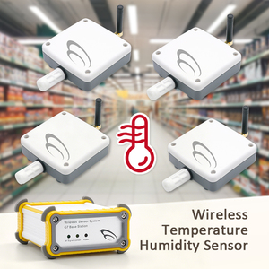 Sistema de Termómetro Inalámbrico para Refrigeradores, para la Cadena de Frío de Alimentos en Supermercados y Monitoreo de Congeladores - Product Image 1