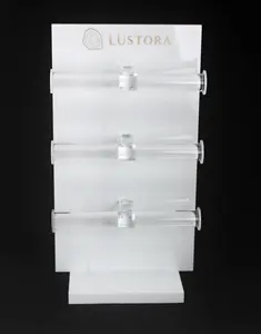3 Tier Acrylic Bracelet Holder - Custom Logo Acrylic Jewelry Display Stand For Your Retail Store