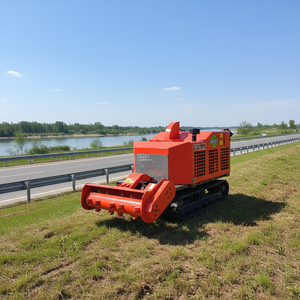 Remote Control 50hp Diesel RC Tracked Heavy Duty <b>Brush</b> Cutter for Commercial <b>Vegetation</b> Clearing on Wetlands - Product Image 5