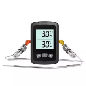 Factory Anti-slip Dual Probes Meat Thermometer Digital Smart <strong>Grill</strong> <strong>Instant</strong> Read Countertop Stand BBQ Thermometer Outdoor - Product Image 2