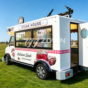 Electric Food Cart Mobile Mini <b>Hot</b> <b>Dog</b> Cart Ice Cream Custom Food Cart Unique Shape Mobile Food Cart for Brand Customization - Product Image 2