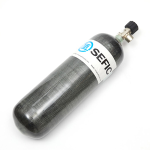 Bouteilles d'oxygène de plongée en aluminium, bouteille d'<span class=keywords><strong>air</strong></span> <span class=keywords><strong>comprimé</strong></span>, réservoir de plongée en Fiber de carbone de 250 bars - Product Image 4