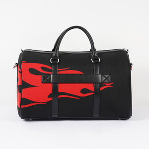 Bolsa de Deporte Grande de Ganchillo Casual con Bordado Personalizado, Asa Resistente, Cierre de Cremallera, Bolsa de Viaje para Hombre - Product Image 2