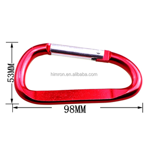Multi-funzione in lega di alluminio moschettone da esterno zaino campeggio arrampicata boom da pesca gancio portachiavi con chiusura a scatto Clip - Product Image 2