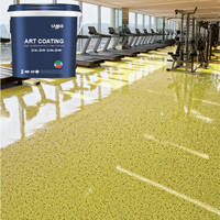 Peinture de sol auto-nivelante en sable de couleur époxy pour sols en ciment, surfaces de carreaux antidérapantes et résistantes à l'usure