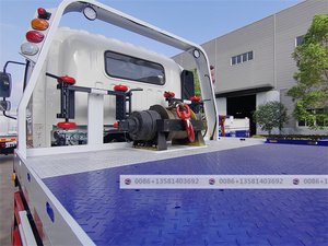 Usine <span class=keywords><strong>pas</strong></span> <span class=keywords><strong>cher</strong></span> un remorquage deux corps de camion de dépanneuse de lit plat de 8 tonnes 10 tonnes - Product Image 3