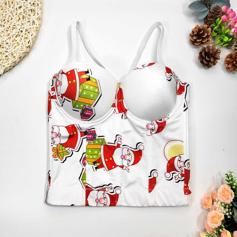 Santa Claus on White