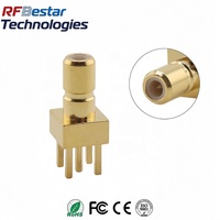 Connecteur RF mâle SSMB à souder sur circuit imprimé, prêt à être expédié