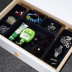 Detachable Office Box <b>Dividers</b> Storage Felt Drawer Organizer Available in Various Colors for Bag Use - Product Image 5