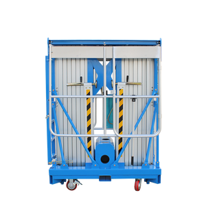 Plataforma de trabajo aéreo de mástil vertical compacta de 6-16m de aleación de aluminio eléctrica de suministro de fábrica OEM para acceso estrecho - Product Image 3