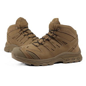 IDS147, <span class=keywords><strong>botas</strong></span> tácticas personalizadas de cuero genuino de alta calidad, cordones fáciles de tirar, zapatos de senderismo, zapatos antideslizantes para deportes al aire libre - Product Image 6