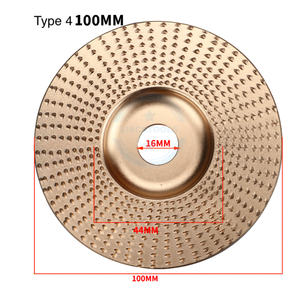 Disque de ponçage et de gravure pour meuleuse d'<span class=keywords><strong>angle</strong></span> industrielle DIY OEM de 5/8 pouce, pour le travail du bois, le moulage et le broyage du thé, pour équipement de laboratoire - Product Image 4