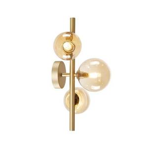 Lampada da parete FENIX SATIN GOLD a 3 luci - 3XG9 MAX 28W - Product Image 1