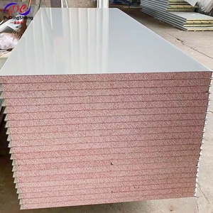 Panneau sandwich ignifuge A2 en EPS, panneau mural isolé, matériau de construction écoénergétique pour atelier pharmaceutique et électronique - Product Image 2