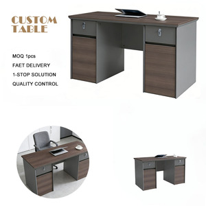 Scrivania Moderna di Lusso per Ufficio, Superficie Lucida, Design Ergonomico con Ripiano e Cassetto per Casa, Ufficio e Studio - Product Image 1