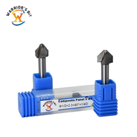 Mèches de toupie CNC personnalisées OEM Foret en carbure à rainure en V 3D Diamètres de tige de 1/4 pouces Fraise à bois en acier rapide Fraiseuse en bout