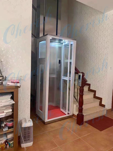 ลิฟท์บ้านที่อยู่อาศัยลิฟต์ขนาดเล็กสำหรับ<span class=keywords><strong>บ้าน</strong></span>พร้อมลิฟต์รถเข็นและลิฟท์บันไดสำหรับติดตั้งใน<span class=keywords><strong>บ้าน</strong></span>ส่วนตัว - Product Image 3