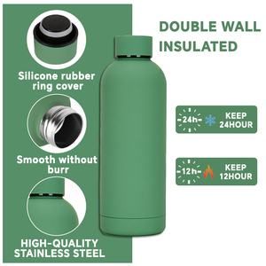 Bouteilles d'eau sportives isothermes en acier inoxydable avec couvercle à paille amovible anti-fuite et logo personnalisé 350ml 500ml 750ml 1000ml D - Product Image 4