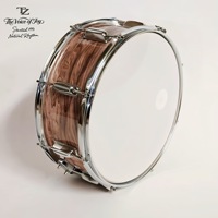 Factory Direct Sale Natural Wood Color 14-inch Small Snare Drum Percussion Instrument