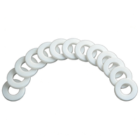 Joint renforcé en PTFE, Rondelle de bride haute épaisseur, Bague d'étanchéité résistante à la chaleur, Entretoise d'ajustement à quatre fluorures