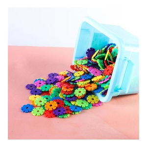 Xây Dựng Khối Thiết Lập Giáo Dục Sớm Tự Làm Trẻ Em Đồ Chơi Đầy Màu Sắc Bao Nhựa Mô Hình Sáng Tạo Xây Dựng Máy Tính Để Bàn Câu Đố Bông Tuyết - Product Image 2