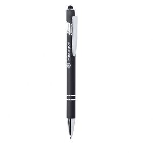 Bolígrafo Clásico Promocional de Metal con Punta Táctil de Goma y Aluminio, Portátil para Oficina, Escritura, Precio de Fábrica - Product Image 4