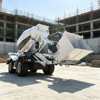 Equipo Hidráulico de Alto Rendimiento para Construcción en Zonas Rurales, Camión Mezclador de Concreto Autocargable de 3m³