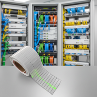 Etiqueta RFID UHF de 860-960mhz con Luz LED para Gestión de Cables