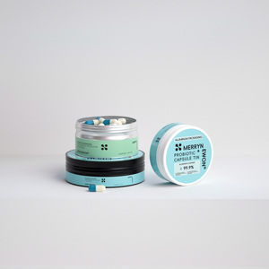Lightweight Aluminum Jar for Candy Leakproof Vitamin Gummies <b>Container</b> <b>Travel</b> Supplement Packaging - Product Image 2