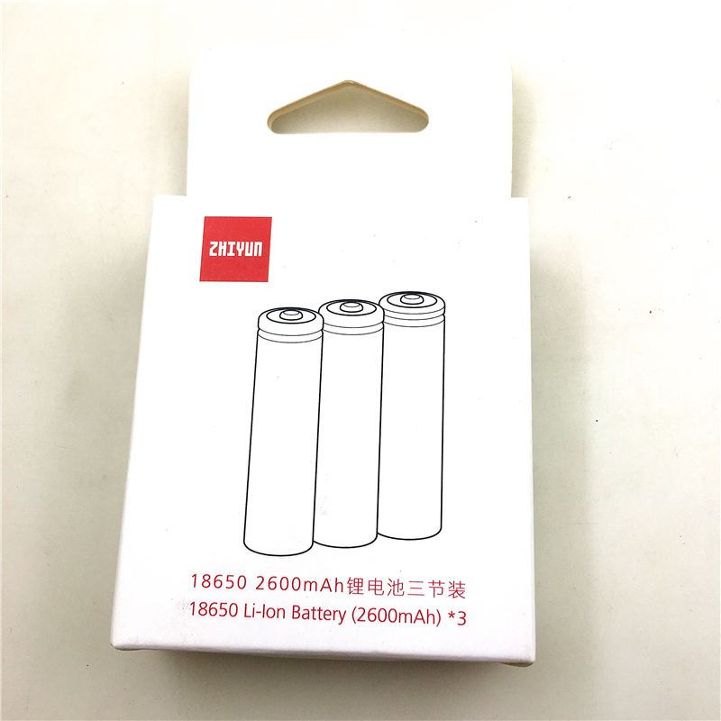 Zhiyun 3PCS 18650 LiPo Battery 2600mAh for Crane 3 Lab Stabilizer