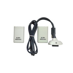 แบตเตอรี่สำหรับคอนโทรลเลอร์ Xbox 360 ความจุ 4800mAh ชนิด Ni-Mh แบบชาร์จได้ พร้อมสายชาร์จสำหรับคอนโทรลเลอร์ไร้สาย - Product Image 1