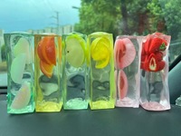 Fruit Squishy Speelgoed Knijpbaar Realistisch Fruitplakje Fidget Stress Verlichtend Speelgoed Cadeaubox Gemengde Stijl Fabriek Groothandel Feestartikelen