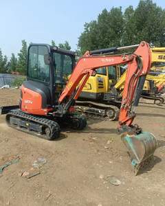 ¡Horas bajas! 2022 Kubota CE buenas condiciones U27 mini excavadora 2,7 Ton Crawler Maquinaria de excavadora usada de China - Product Image 2