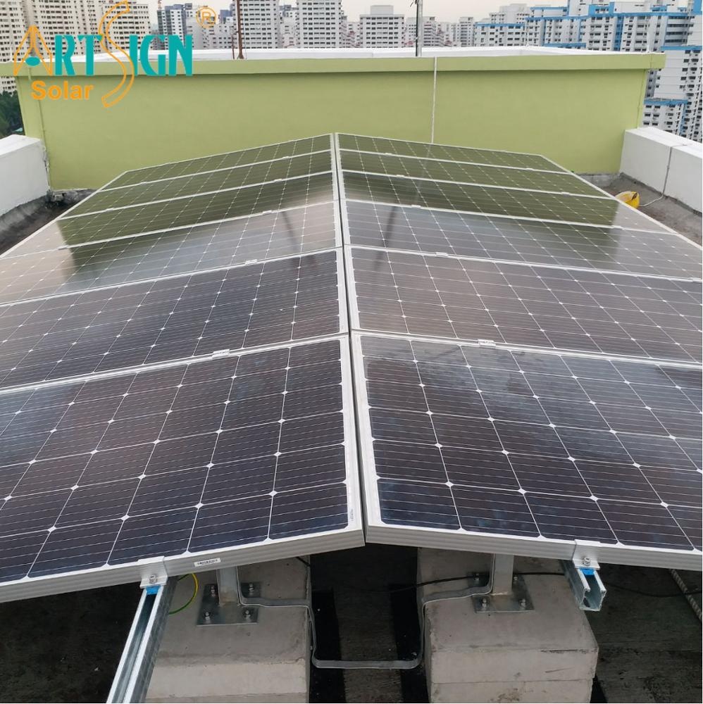 Внутренний зажим со стальным каналом для солнечной панели