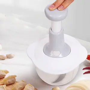 Multifunctionele Handpers Roestvrijstalen Vleesmolen Groentehakselsnijmachine Snelbediening Kookmachine