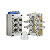 32 Cavities 28mm/30mm/38mm Self Lock Semi-Automatic PET Preform Mould with Motor Pump & PLC for Mineral Water Bottle