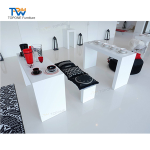 Marble <strong>Tulip</strong> Dining <strong>Table</strong> Set Space Saving Home Furniture - Product Image 1